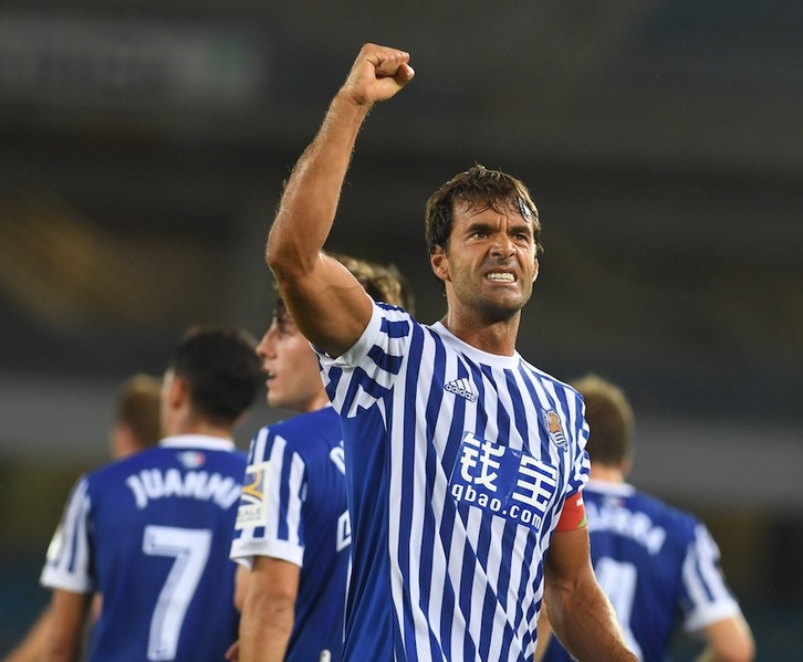 Xabi Prieto ha disputado 530 partidos con la Real hasta la fecha. (Jon URBE/FOKU)