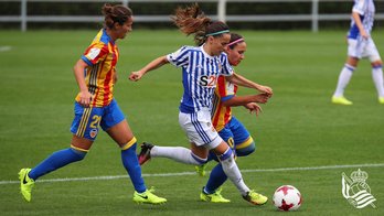 El buen juego de la Real no se ha traducido en goles. (@RealSociedad)