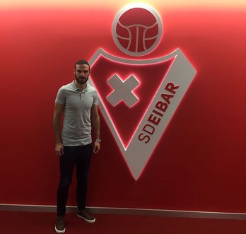 David Lombán, la última incorporación del conjunto armero. (@SDEibar)