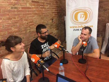 Maite Etxebarria Ekaitz Garate eta Pau Fernandez