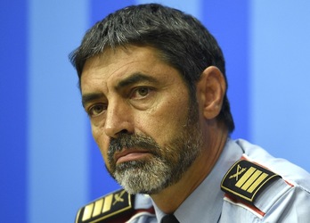 El mayor de los Mossos d'Esqueadra, Josep Lluís Trapero. (Lluís GENÉ/AFP PHOTO)