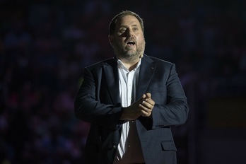 Oriol Junqueras, en la imagen, ha comunicado a Madrid que dejará de notificarle los gastos de la Generalitat.(Josep LAGO/AFP PHOTO)