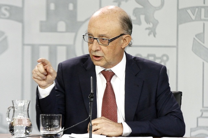 El ministro de Hacienda, Cristóbal Montoro. (LA MONCLOA)