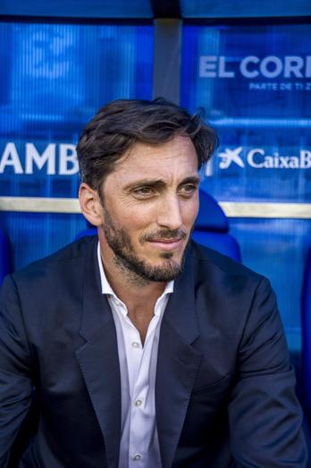Luis Zubeldía, en un partido durante la presente temporada. (Jaizki FONTANEDA/ARGAZKI PRESS)