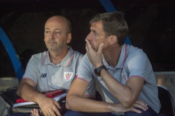 Ziganda con Bingen Arostegi. (Marisol RAMIREZ / ARGAZKI PRESS)