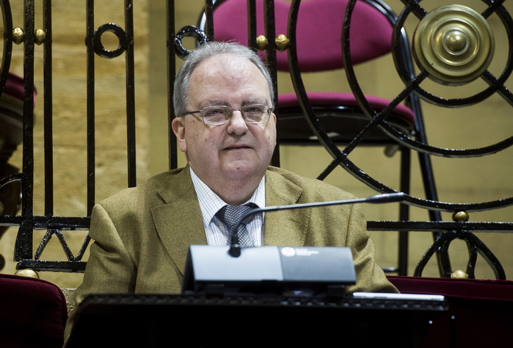 Arturo Aldecoa, juntero del grupo Mixto tras ser expulsado del PP. (Luis JAUREGIALTZO / ARGAZKI PRESS)