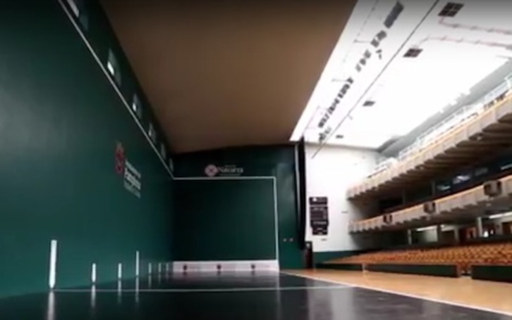 El Ayuntamiento de Iruñea ha prorrogado la gestión y explotación del frontón Labrit con la FNPV.