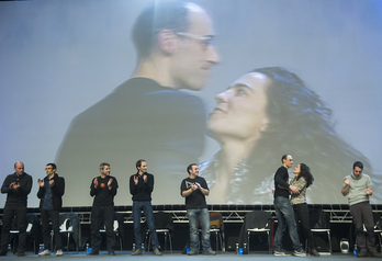 Amets Arzallus eta Maialen Lujabio, Txapelketa Nagusiko azken bi irabazleak. (Luis JAUREGIALTZO/ARGAZKI PRESS)