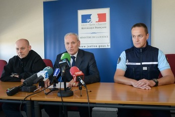 Marc Mariée prokuradoreordea, gaurko agerraldian. (Isabelle MIQUELESTORENA)