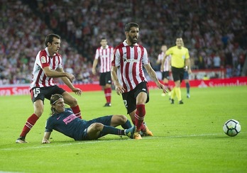 Los de Ziganda suman su segunda derrota consecutiva. (Luis JAUREGIALTZO/ARGAZKI PRESS)