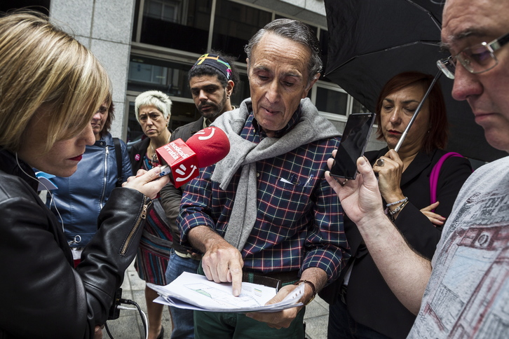 La asociación Gure Etxea presentó una denuncia en los tribunales en junio con el respaldo de EH Bildu, Goazen y Udalberri. (Aritz LOIOLA / ARGAZKI PRESS)