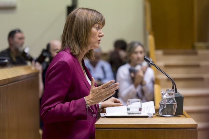 Idoia Mendia, secretaria general del PSE. (Juanan RUIZ/ARGAZKI PRESS)