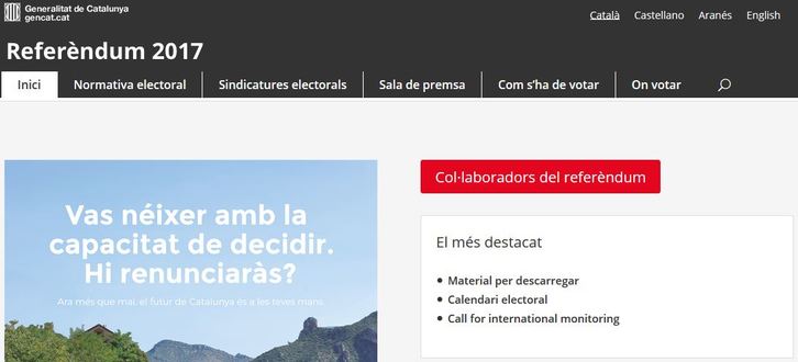 Imagen de la web del referéndum. (NAIZ.EUS)