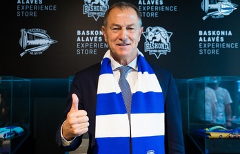 Gianni de Biasi, nuevo entrenador del Alavés. (@Alaves)