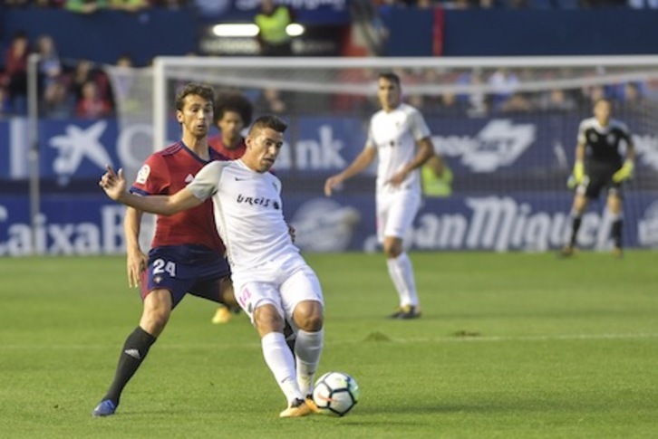 Torro, durante el partido ante el Almería. (Idoia ZABALETA/ARGAZKI PRESS)