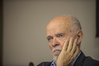 Martín Pallín, en noviembre de 2016, durante unas jornadas organizadas por Sare en Gasteiz. (Jaizki FONTANEDA/ARGAZKI PRESS) 