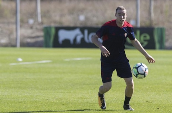 Clerc ha destacado la importancia de vencer el domingo al Sporting. (OSASUNA)