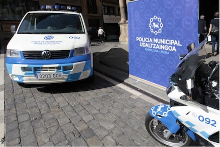 Nueva imagen corporativa de la Policía Municipal de Iruñea. (AYUNTAMIENTO DE IRUÑEA)