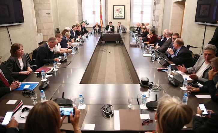 La juez procesa a 30 investigados, entre ellos varios exaltos cargos del Govern de Carles Puigdemont. (@govern)