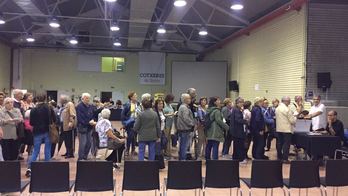 Interior del colegio Cotxeres de Sants. (NAIZ.EUS)