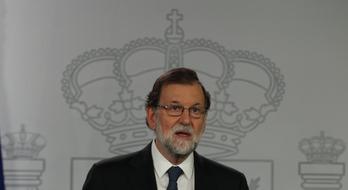 Mariano Rajoy, presidente del Gobierno español.