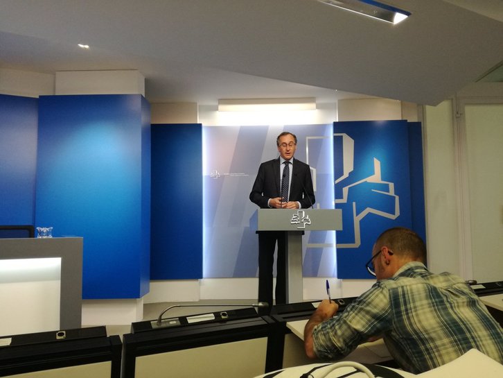 Alfonso Alonso. (NAIZ)