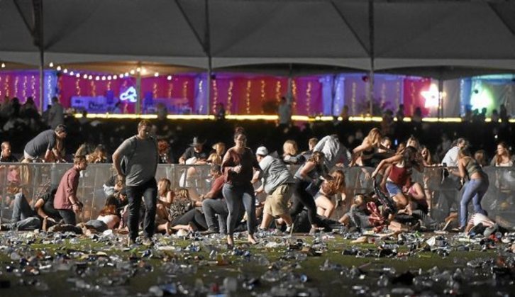Cap Poderoso imagina Masacre en Las Vegas en un tiroteo contra un concierto de country | Mundua  | GARA Euskal Herriko egunkaria