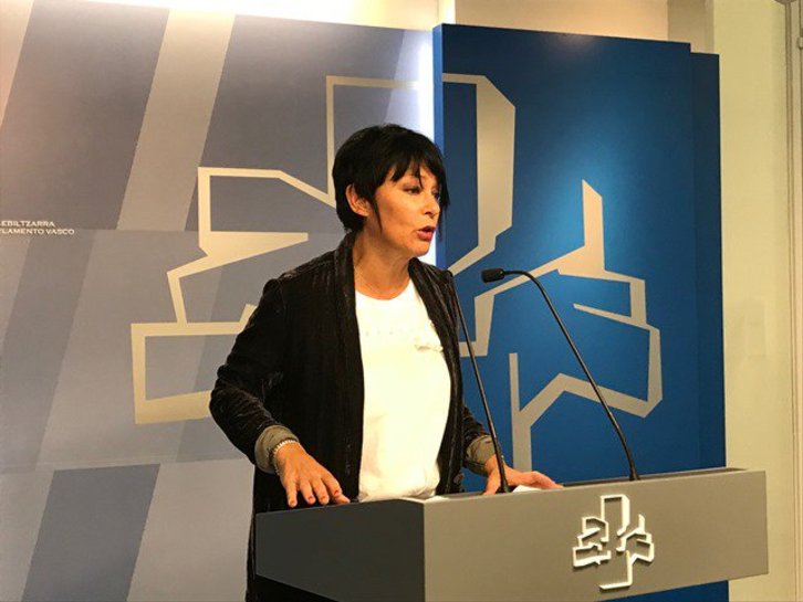 Maddalen Iriarte, portavoz parlamentaria de EH Bildu. (@ehbildu_legebil)
