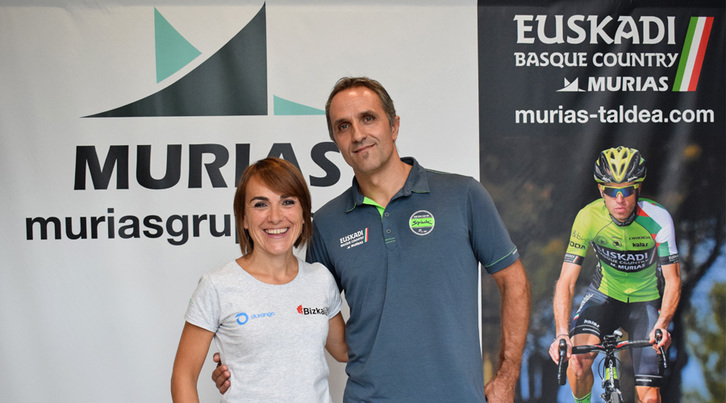 Agurtzane Elorriaga y Jon Odriozola. (murias-taldea.com)