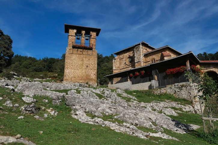 Santuario de Ermuko Andre Mari, en Laudio. (Gotzon ARANBURU)