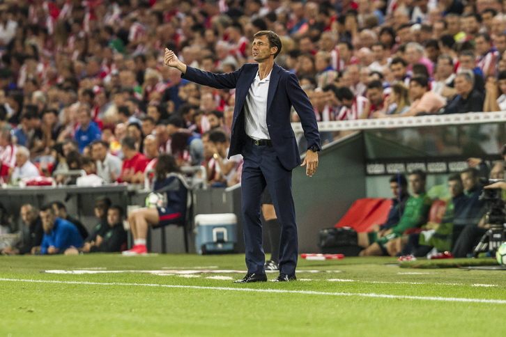 Ziganda en San Mamés durante esta temporada. (Aritz LOIOLA / ARGAZKI PRESS)