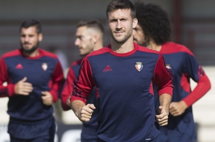 Sanjurjo considera que la tabla refleja el trabajo que están haciendo los rojillos. (OSASUNA)