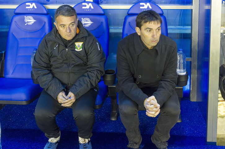 Asier Garitano, entrenador del Alavés. (Juanan RUIZ / ARGAZKI PRESS)