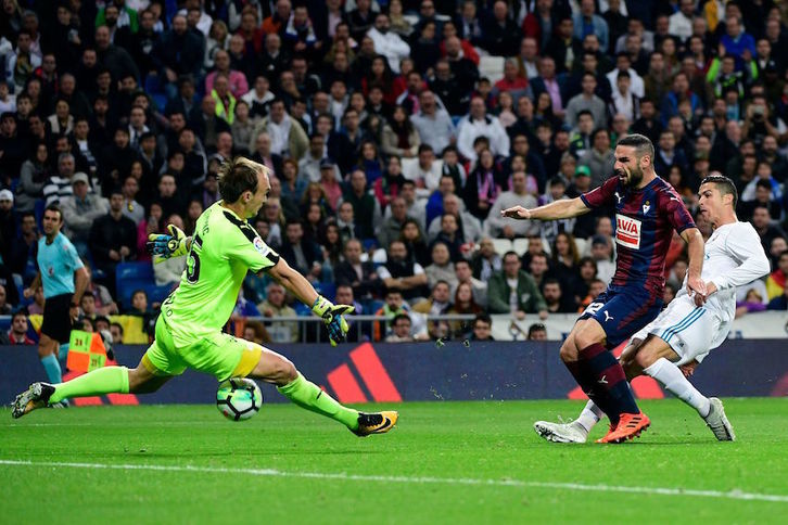 Cristiano Ronaldo no ha marcado. (Pierre-Philippe MARCOU/AFP)