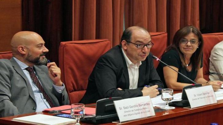 Vicent Sanchis, director de TV3, durante una comparecencia en el Parlament. (CCMA.CAT)