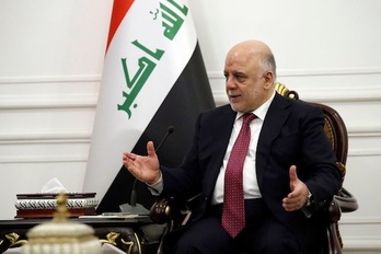El primer ministro iraquí, Haidar al-Abadi, ha rechazado la propuesta de diálogo de Kurdistán Sur. (Alex BRANDON/AFP)