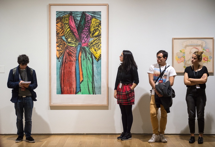 Exposición en el Bellas Artes sobre grabado en color. (Marisol RAMIREZ / ARGAZKI PRESS)