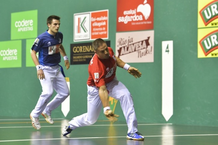 Erraz nagusitu da Aimar Olaizola. (Idoia ZABALETA/ARGAZKI PRESS)