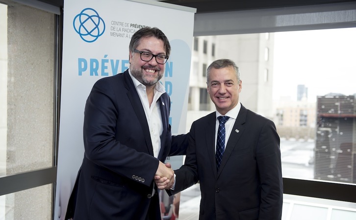 Urkulluk Quebecerako bidaia instituzionalari hasiera eman dio. (IREKIA)