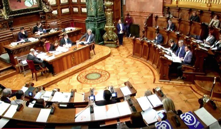Imagen del pleno de Barcelona.