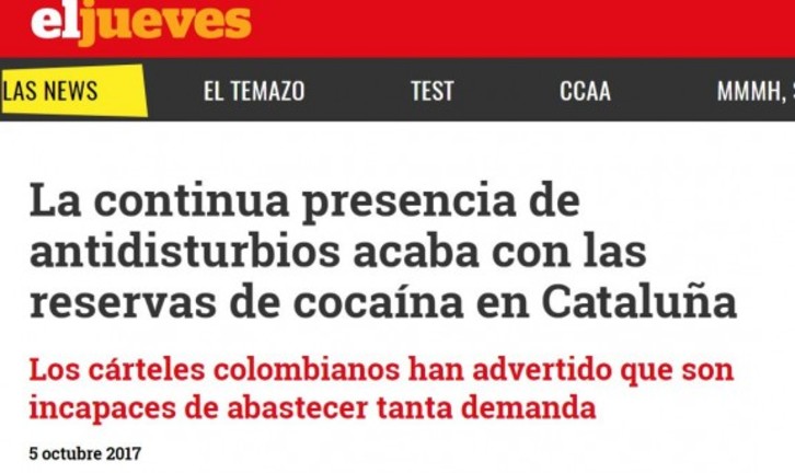 Contenido por el que el director de ‘El Jueves’ fue citado a declarar como investigado. (EL JUEVES)