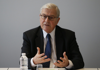 Michel Veunac lors du point presse de ce vendredi matin, sur les chantiers de la Ville en cours. ©Bob EDME