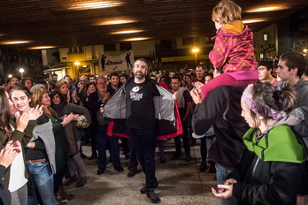 Amurrio ha brindado un emotivo «hasta pronto» a Alfredo Remírez. (Marisol RAMIREZ / ARGAZKI PRESS)