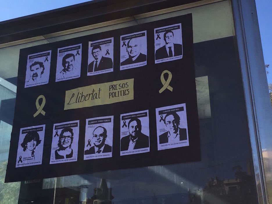 Fotografías de los presos políticos catalanes. (Ramón SOLA)