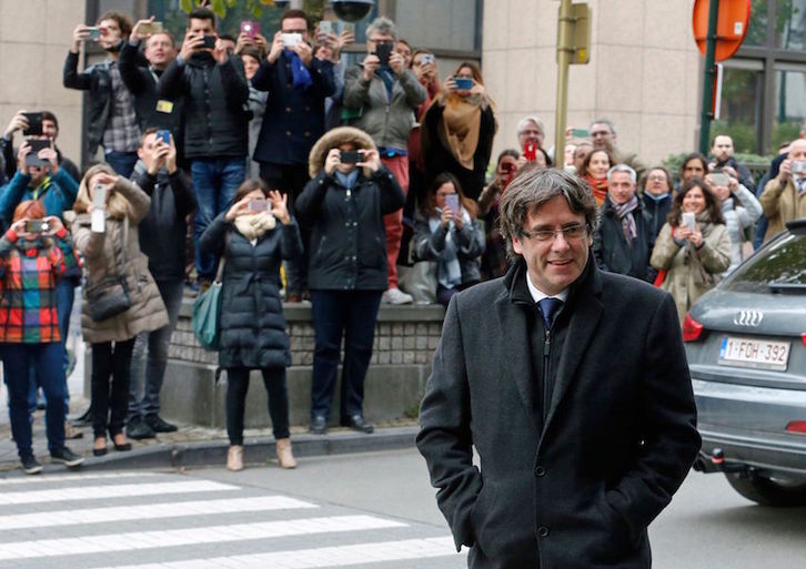 Puigdemont, en una imagen de archivo. (Nicolas MAETERLINCK/AFP)