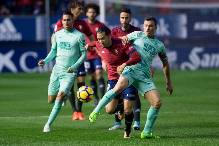 Aunque superior, Osasuna no ha podido ni marcar en El Sadar. (Iñigo URIZ/ARGAZKI PRESS)