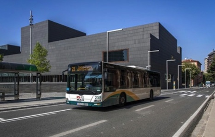 Los viajes del transporte urbano de Iruñerria aumentan un 5,5 % en el último año.