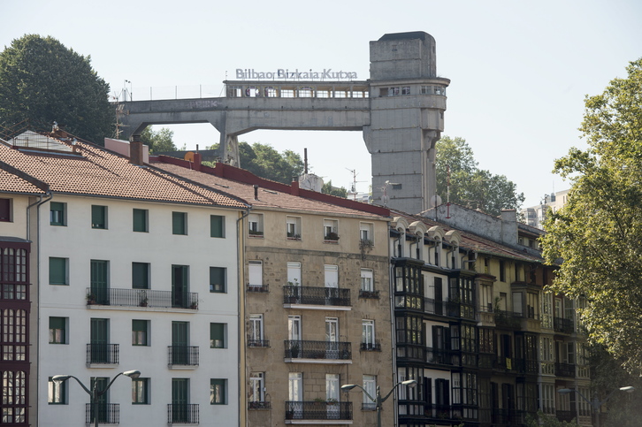 Ascensor de Begoña. (Monika DEL VALLE / ARGAZKI PRESS)