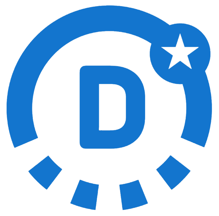 Logotipo de Demòcrates. 