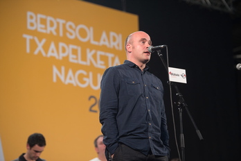 Aitor Mendiluze, Durangoko saioan. (Monika DEL VALLE/ARGAZKI PRESS)